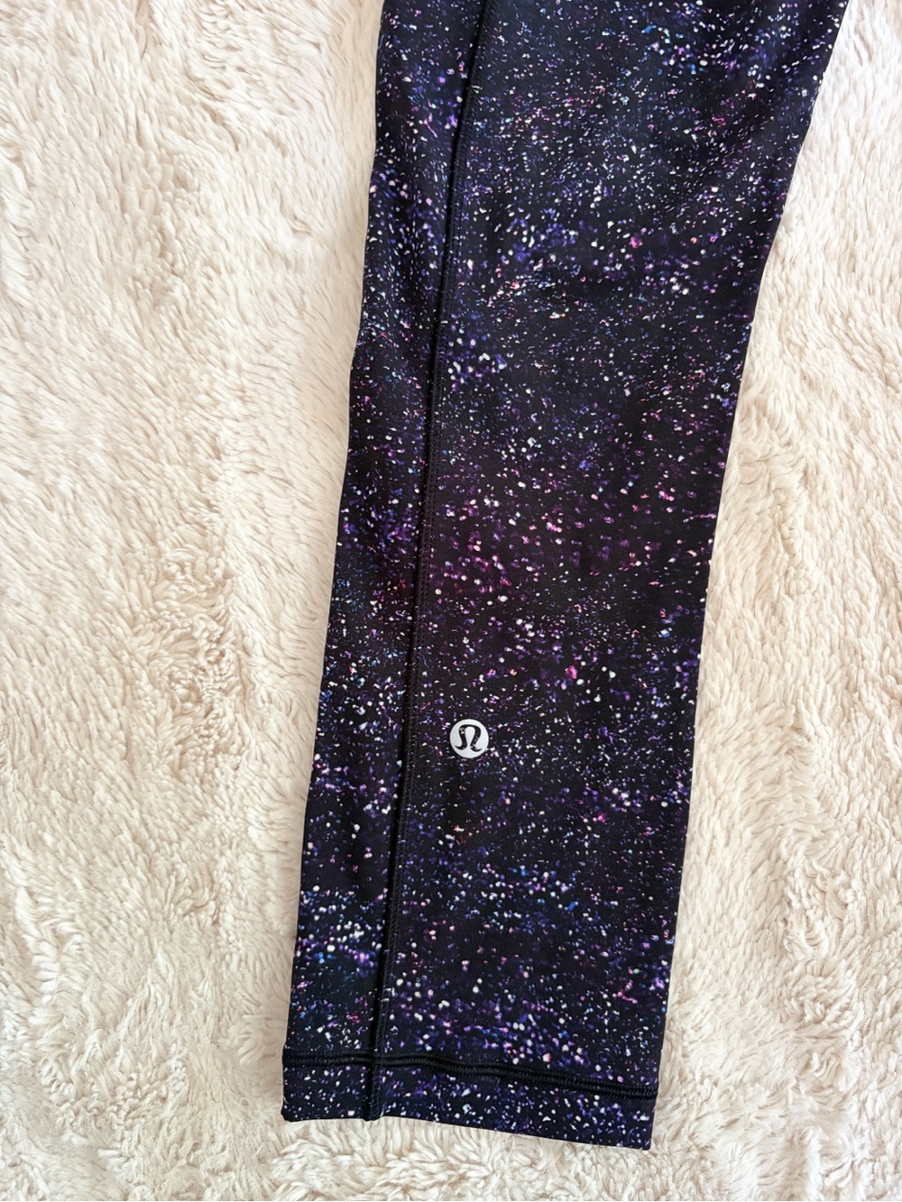Lululemon Fast & Free High Rise Tight Galaxy Speckled Print Leggings Size 2 - Picture 5 of 6